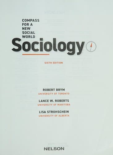 Tapa de Sociology