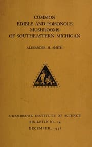 Tapa de Common edible and poisonous mushrooms of southeastern Michigan