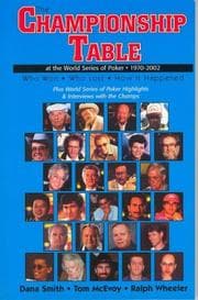 Tapa de The championship table at the World Series of Poker, 1970-2002