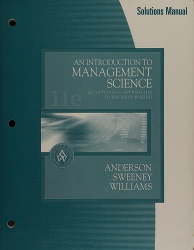 Tapa de An introduction to management science