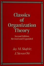 Tapa de Classics of organization theory