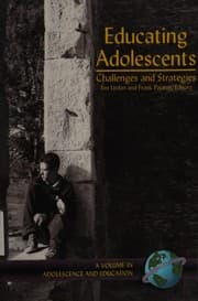 Tapa de Educating adolescents