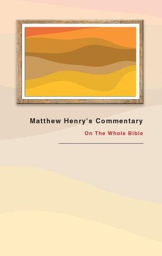 Tapa de Matthew Henry's Commentary