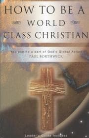 Tapa de How to be a world-class Christian