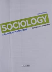 Tapa de Sociology
