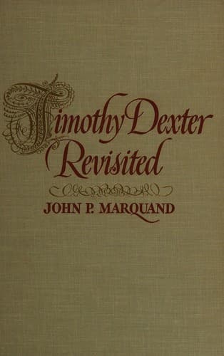 Tapa de Timothy Dexter revisited