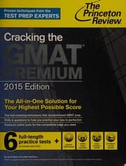 Tapa de Cracking the GMAT