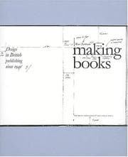 Tapa de Making books
