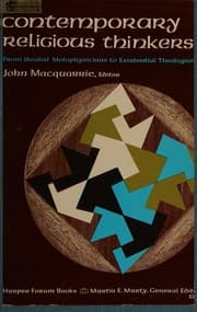 Tapa de Contemporary religious thinkers from idealist metaphysicians to existential theologians