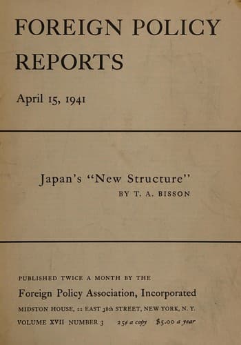 Tapa de Japan's "new structure,"