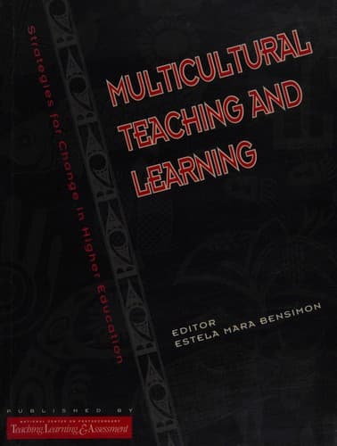 Tapa de Multicultural teaching and learning