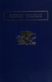 Tapa de Henry Timrod