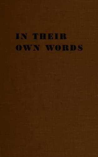 Tapa de In their own words