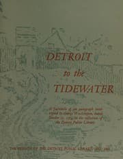 Tapa de Detroit to the tidewater