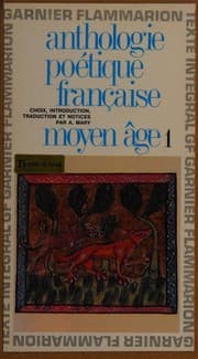 Tapa de Anthologie poétique française, Moyen âge