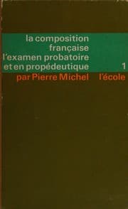 Tapa de La composition française à l'examen probatoire et en propédeutique