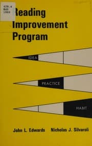 Tapa de Reading improvement program