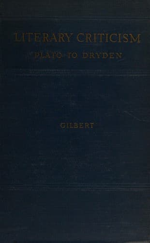 Tapa de Literary criticism
