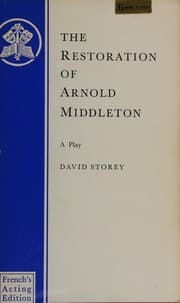 Tapa de The restoration of Arnold Middleton