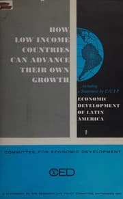 Tapa de How low income countries can advance their own growth