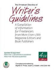 Tapa de The American directory of writer's guidelines