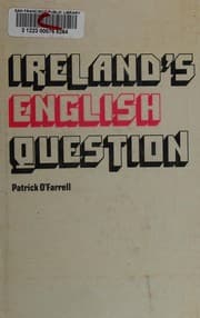 Tapa de Ireland's English question