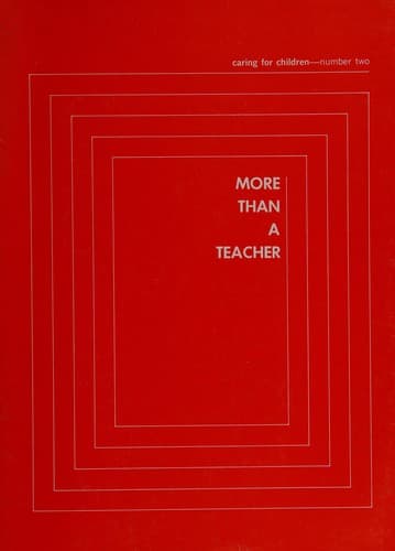 Tapa de More than a teacher