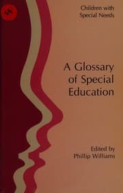 Tapa de A Glossary of special education