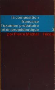 Tapa de La composition française à l'examen probatoire et en propédeutique