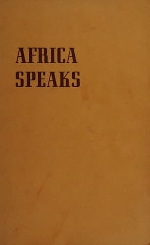 Tapa de Africa speaks