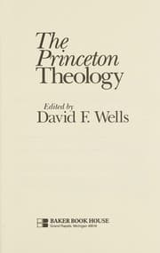 Tapa de The Princeton theology