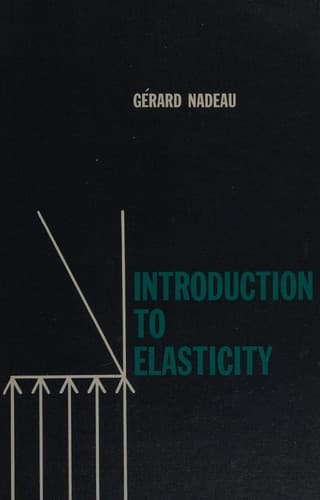 Tapa de Introduction to elasticity