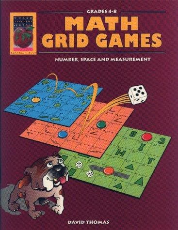 Tapa de Math Grid Games, Grades 4-8