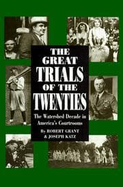 Tapa de The Great Trials of the Twenties