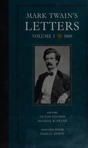 Tapa de Mark Twain's Letters. Volume 3. 1869