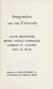 Tapa de Imagination and the university