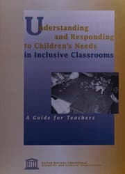 Tapa de Understanding and responding to children's needs in inclusive classrooms