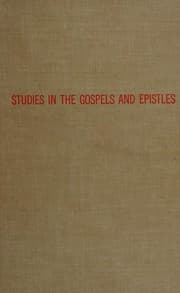 Tapa de Studies in the Gospels and Epistles