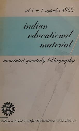 Tapa de Indian educational material