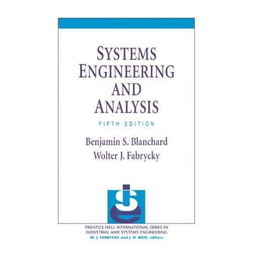 Tapa de Systems engineering and analysis