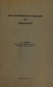 Tapa de The conversion of Hungary to Christianity