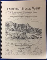 Tapa de Emigrant Trails west