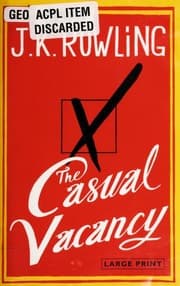 Tapa de The Casual Vacancy