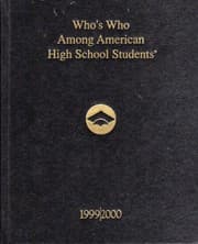 Tapa de Who's Who AmongAmerican High School Students 1999/2000