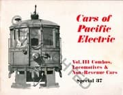 Tapa de Cars of Pacific Electric Volume III