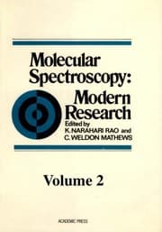 Tapa de Molecular spectroscopy: modern research