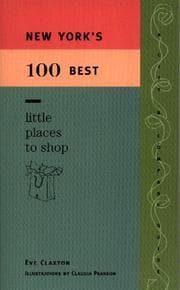 Tapa de New York's 100 best great little places to shop