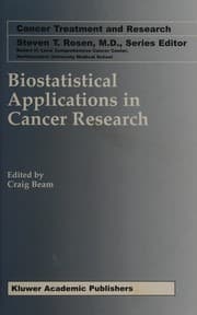 Tapa de Biostatistical applications in cancer research
