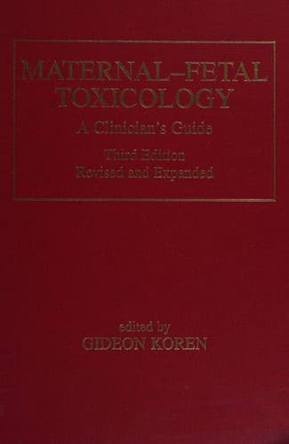 Tapa de Maternal-fetal toxicology