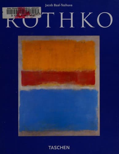Tapa de Mark Rothko 1903-1970